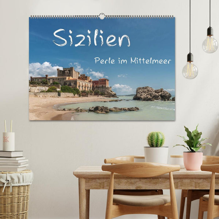 Sizilien - Perle im Mittelmeer (CALVENDO Wandkalender 2025)