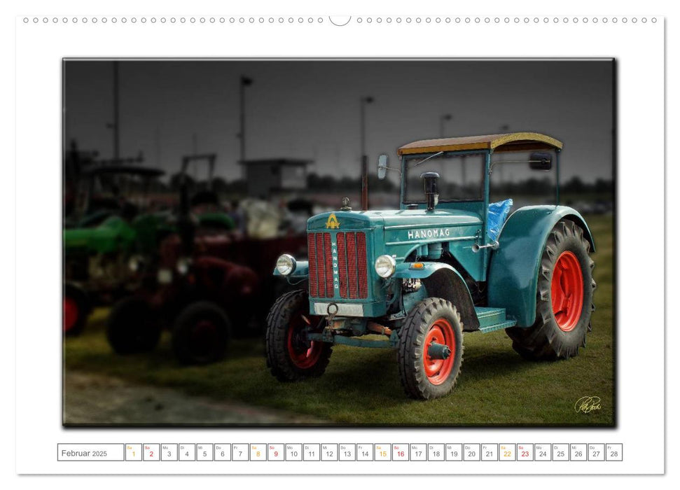 Oldtimer - Traktor Liebe (CALVENDO Premium Wandkalender 2025)