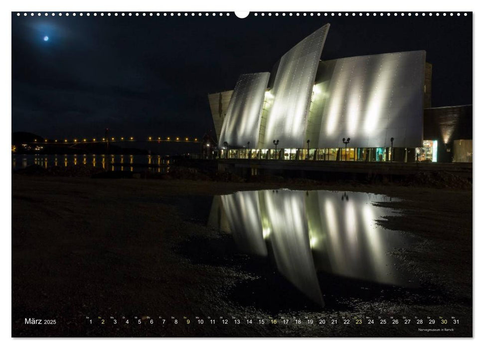 Hurtigruten im Winter - Hunting the light (CALVENDO Wandkalender 2025)