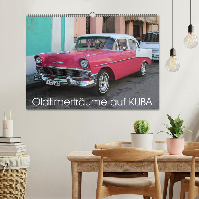 Oldtimerträume auf KUBA (CALVENDO Wandkalender 2025)