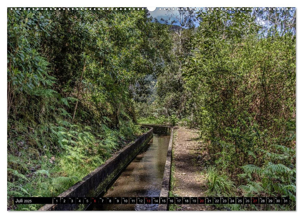 Madeiras Levada-Wanderungen (CALVENDO Premium Wandkalender 2025)