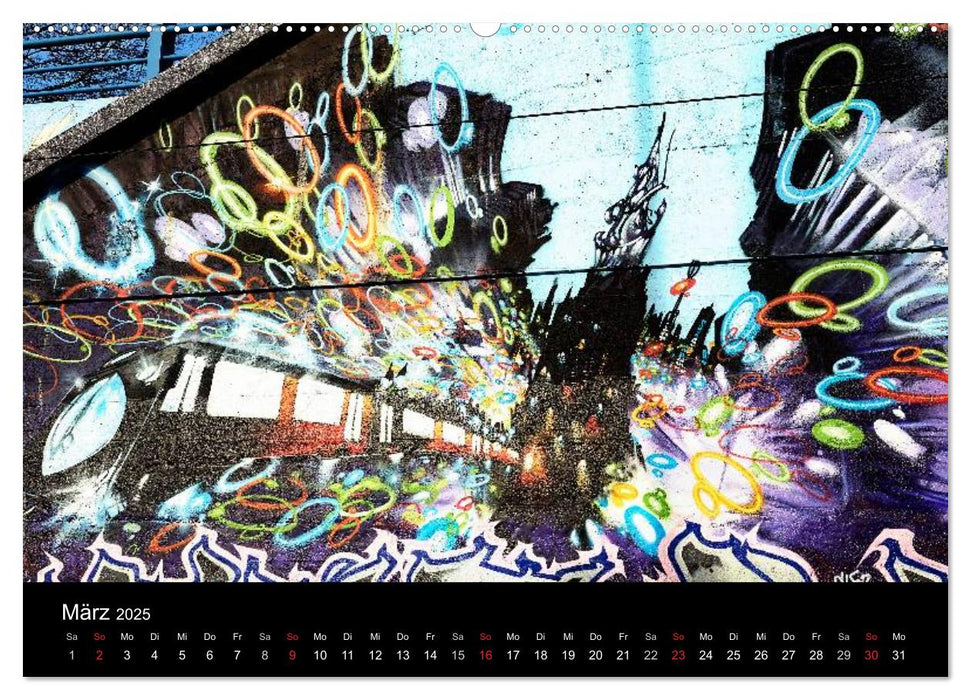 Brüsseler Street Art (CALVENDO Premium Wandkalender 2025)