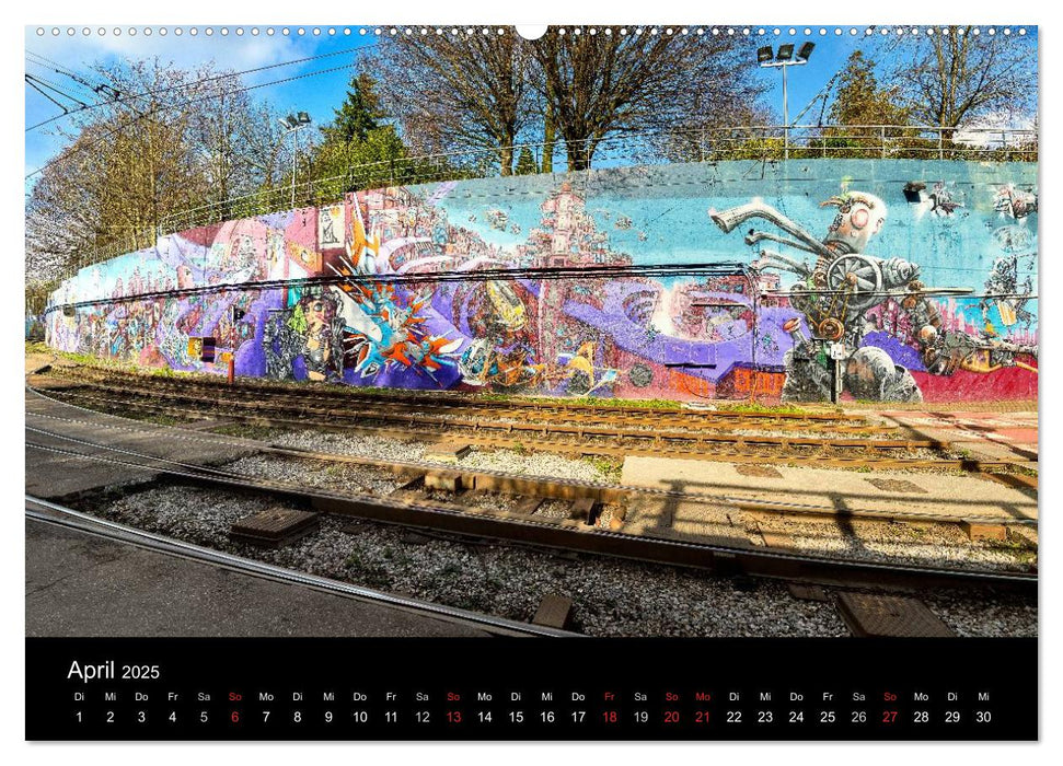 Brüsseler Street Art (CALVENDO Premium Wandkalender 2025)