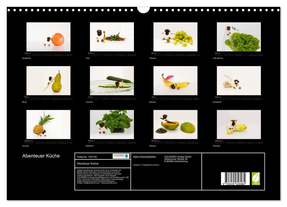 Abenteuer Küche (CALVENDO Wandkalender 2025)