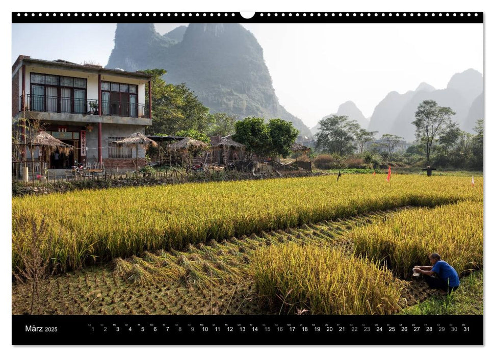 CHINA - Zauberberge am Drachenfluss (CALVENDO Wandkalender 2025)