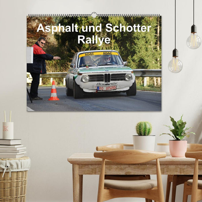 Asphalt und Schotter Rallye (CALVENDO Wandkalender 2025)