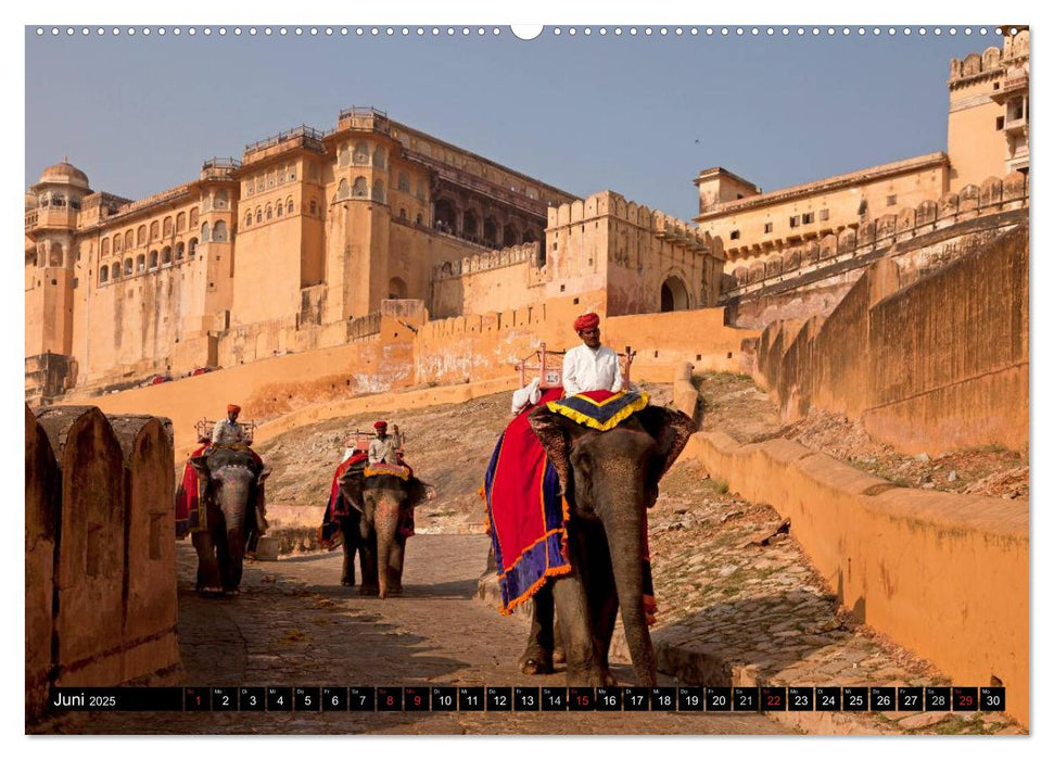 Indien - das goldene Dreieck, Delhi-Agra-Jaipur (CALVENDO Wandkalender 2025)