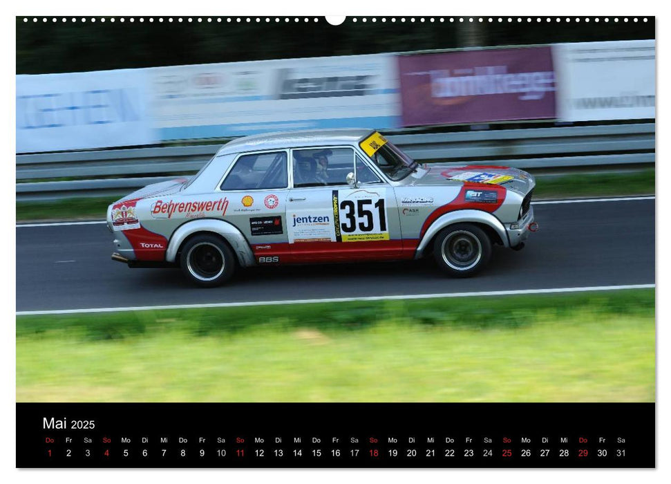 Bergrennen im Opel (CALVENDO Premium Wandkalender 2025)