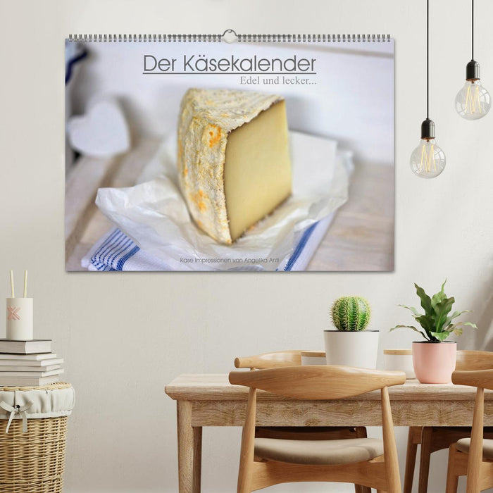 Der Käsekalender Edel und lecker (CALVENDO Wandkalender 2025)