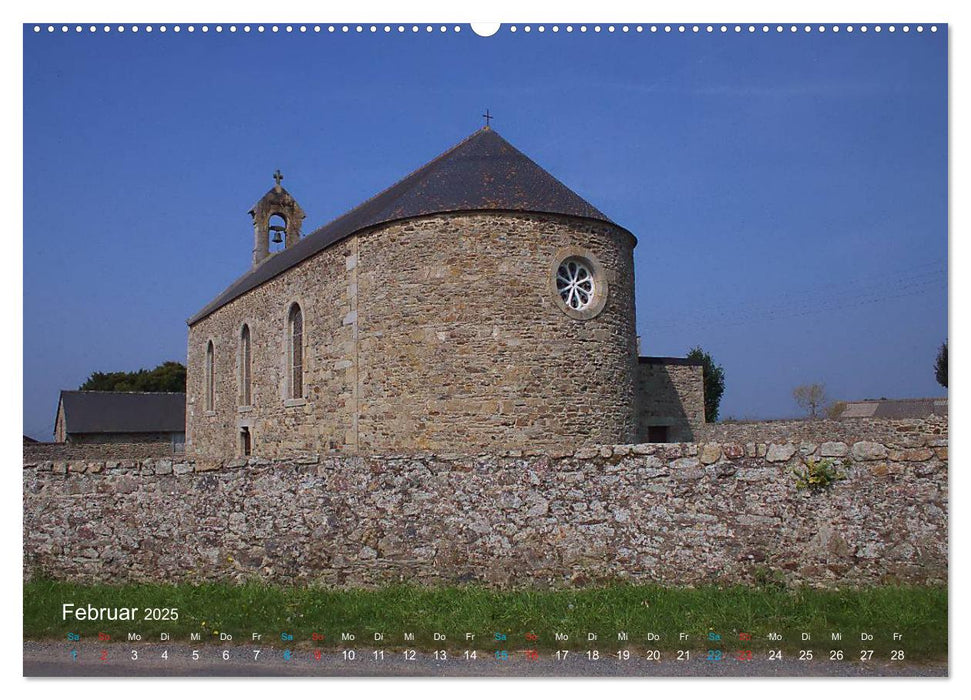 Bretagne - Sehnsucht in Blau (CALVENDO Premium Wandkalender 2025)