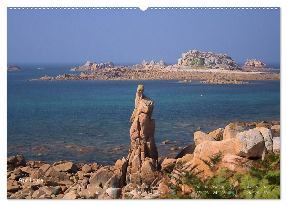 Bretagne - Sehnsucht in Blau (CALVENDO Premium Wandkalender 2025)