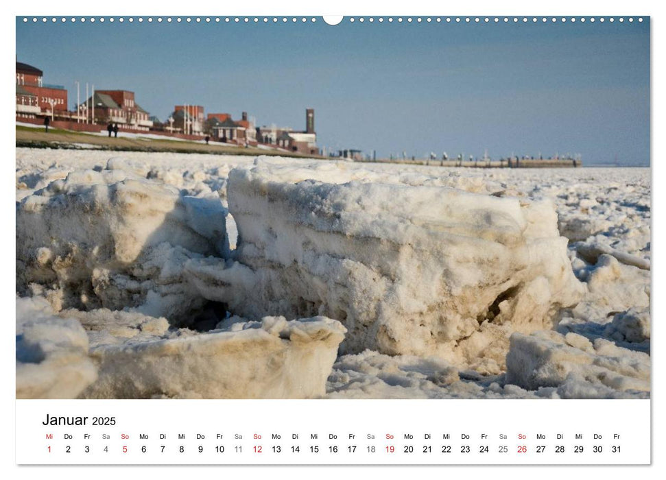 Maritime Impressionen Wilhelmshaven (CALVENDO Premium Wandkalender 2025)