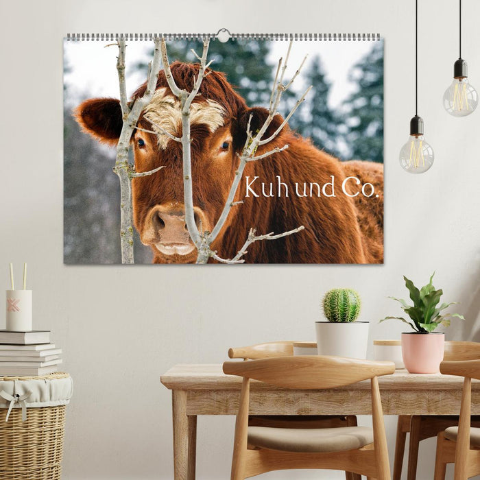 Kuh und Co. (CALVENDO Wandkalender 2025)