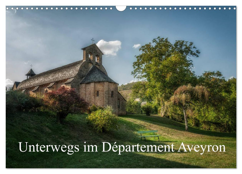 Unterwegs im Département Aveyron (CALVENDO Wandkalender 2025)