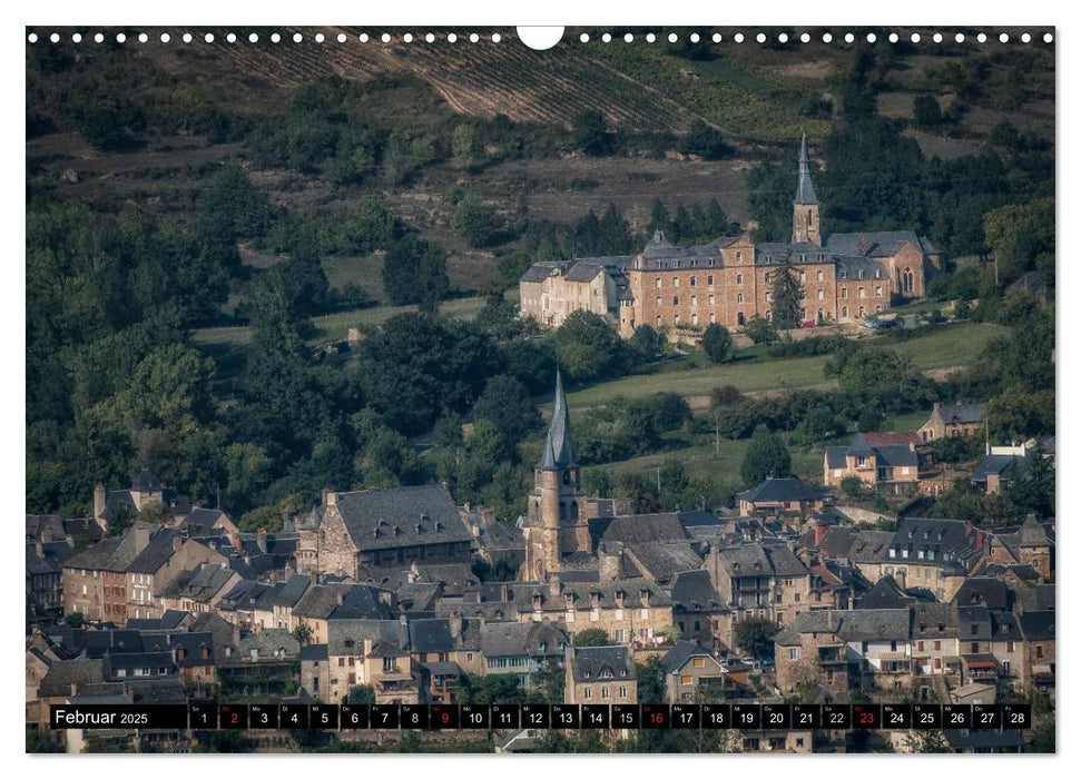 Unterwegs im Département Aveyron (CALVENDO Wandkalender 2025)