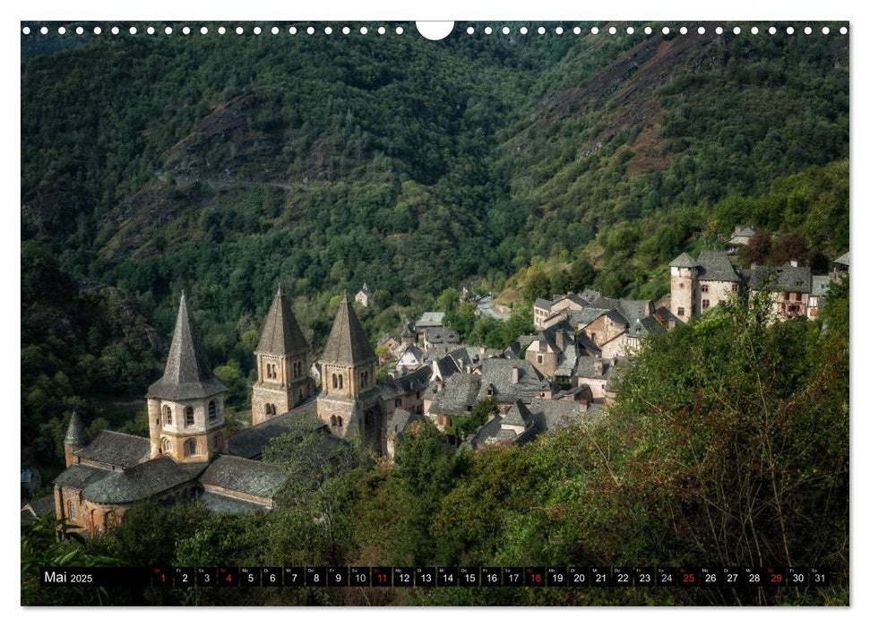 Unterwegs im Département Aveyron (CALVENDO Wandkalender 2025)