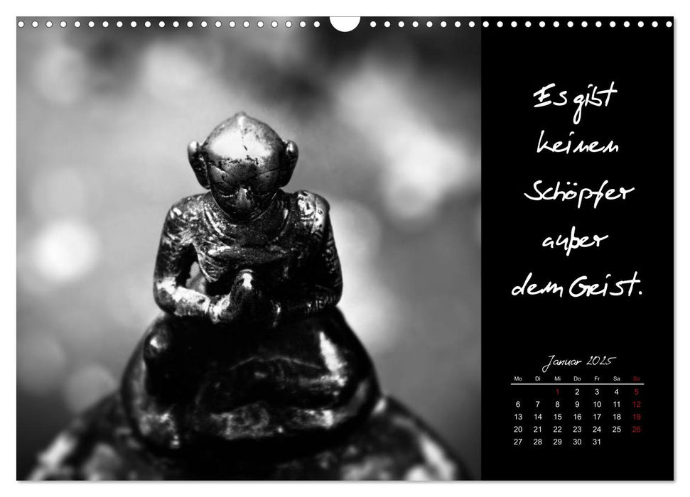 Worte des Buddha 2025 (CALVENDO Wandkalender 2025)