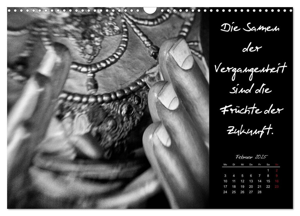 Worte des Buddha 2025 (CALVENDO Wandkalender 2025)