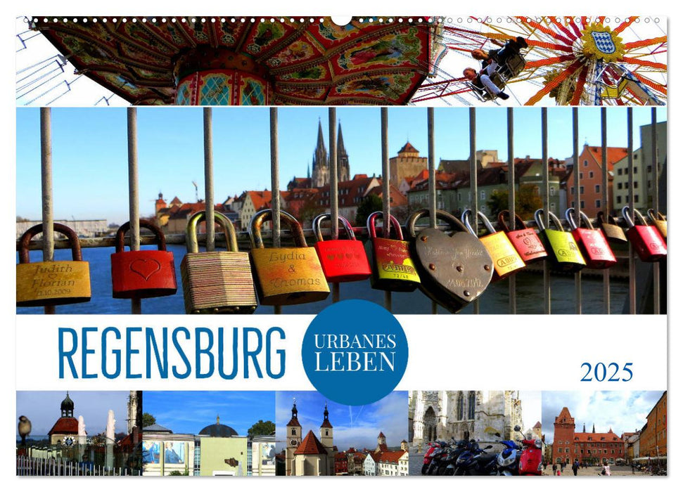 REGENSBURG - urbanes Leben (CALVENDO Wandkalender 2025)