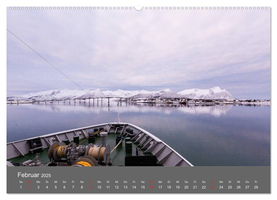 Lofoten - Nordlichter und Abendlicht (CALVENDO Premium Wandkalender 2025)