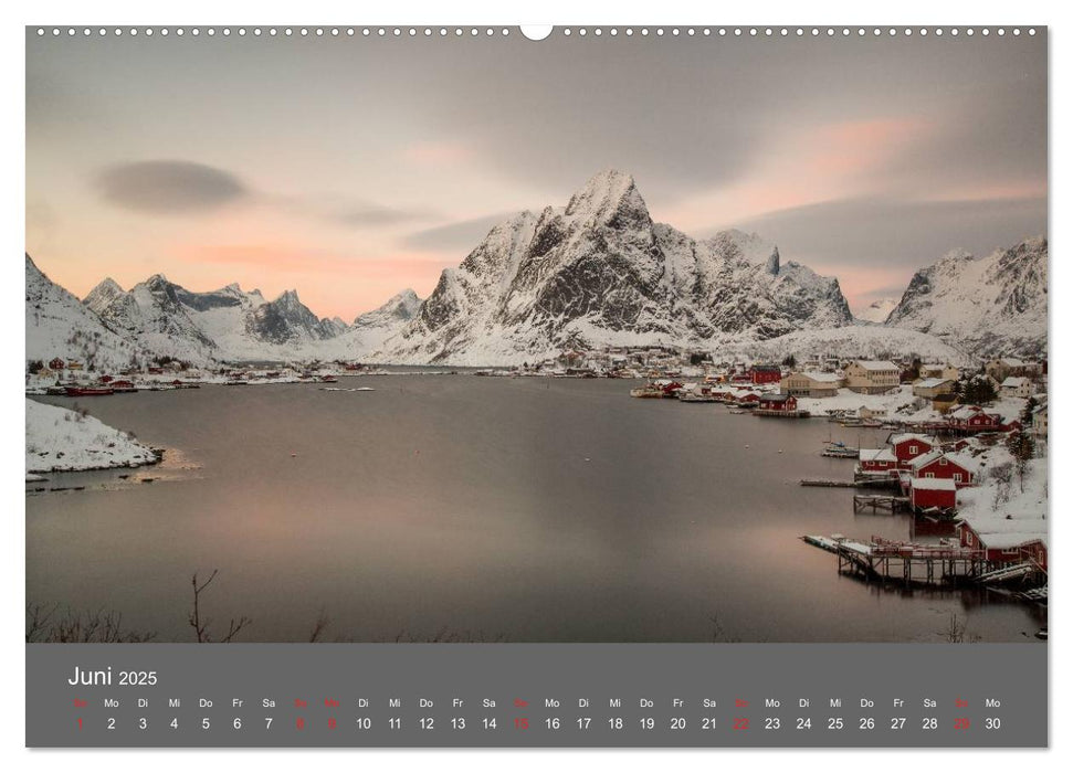 Lofoten - Nordlichter und Abendlicht (CALVENDO Premium Wandkalender 2025)