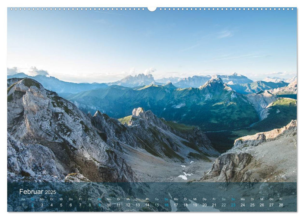 die dolomiten (CALVENDO Premium Wandkalender 2025)