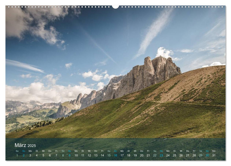 die dolomiten (CALVENDO Premium Wandkalender 2025)