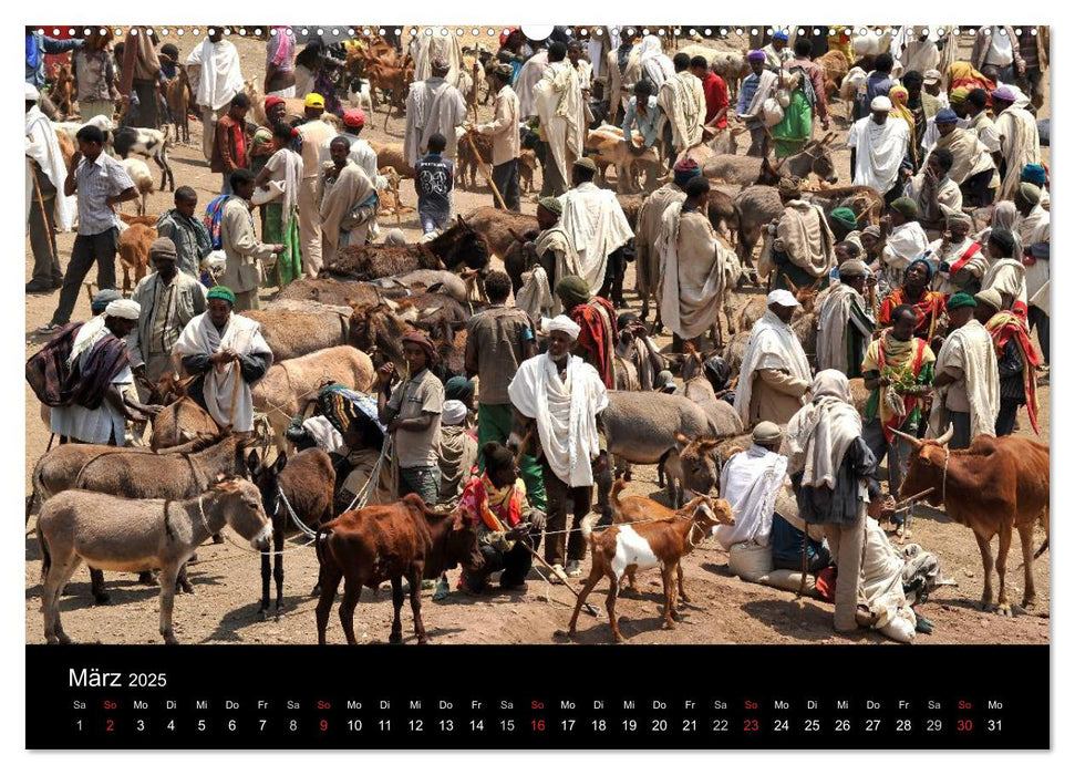 Äthiopien Impressionen (CALVENDO Wandkalender 2025)