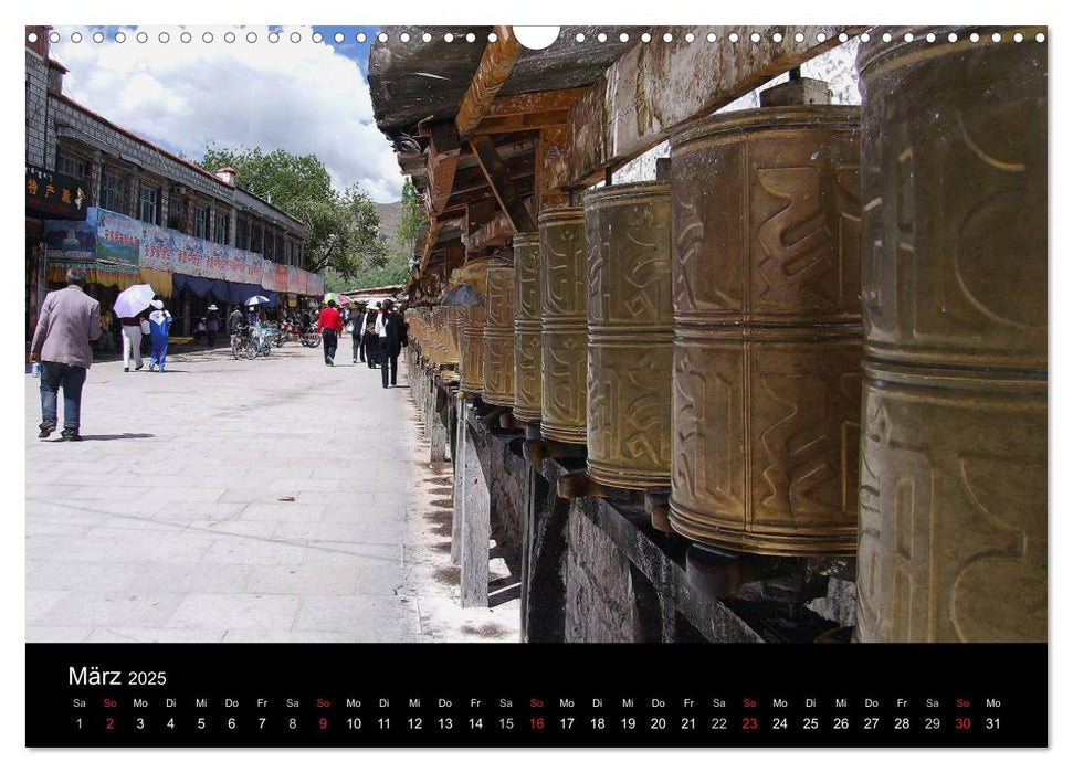 Tibet - Dach der Welt (CALVENDO Wandkalender 2025)