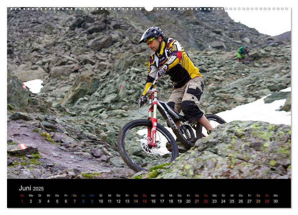 Mountainbike Freeride Momente (CALVENDO Premium Wandkalender 2025)