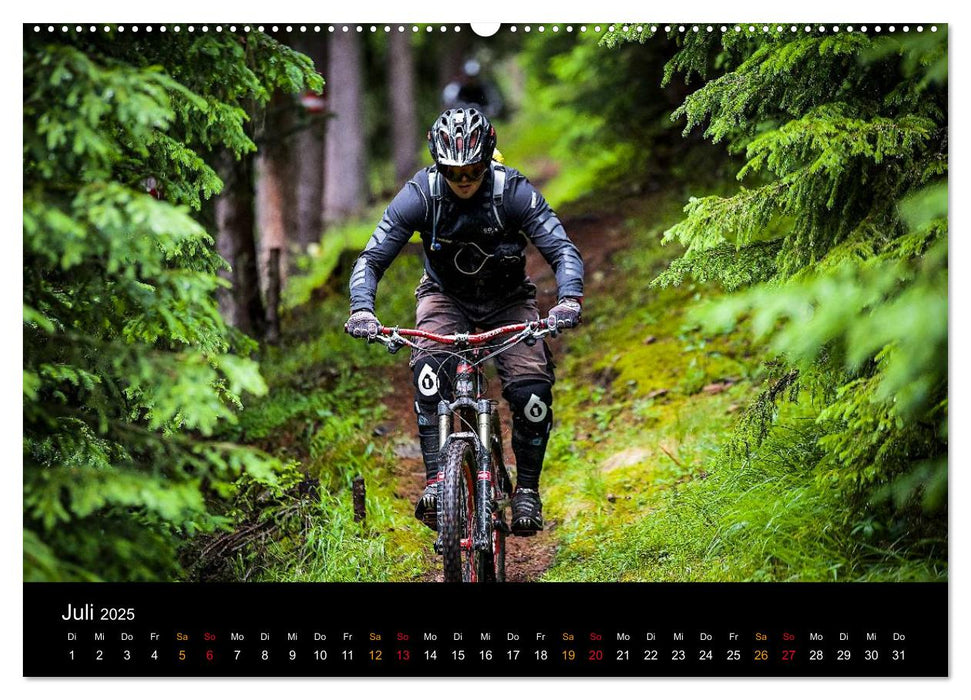 Mountainbike Freeride Momente (CALVENDO Premium Wandkalender 2025)