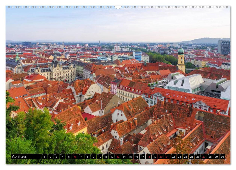 Graz - Metropole der Steiermark (CALVENDO Premium Wandkalender 2025)