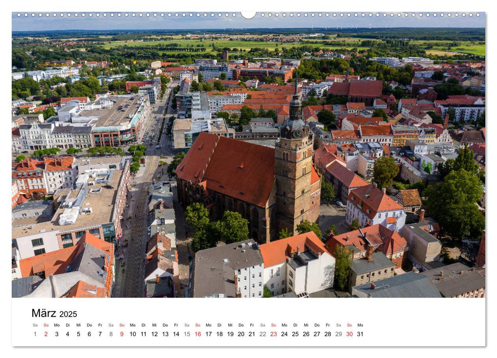 Ein Blick auf Brandenburg an der Havel (CALVENDO Premium Wandkalender 2025)