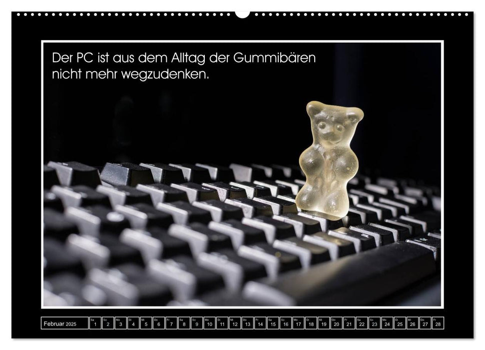 Wissenswertes aus der Welt der Gummibären (CALVENDO Premium Wandkalender 2025)