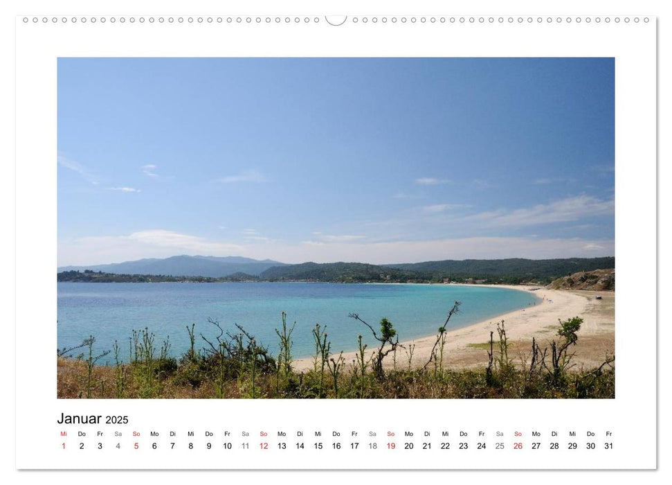 Nordgriechenland – Pilion, Meteora, Sithonia (CALVENDO Premium Wandkalender 2025)