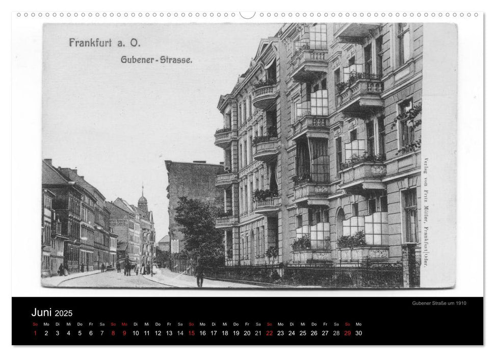 FFO-Geschichten. Historische Ansichtskarten aus Frankfurt (Oder) (CALVENDO Wandkalender 2025)