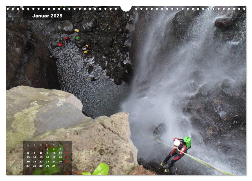 Abenteuer Canyoning (CALVENDO Wandkalender 2025)