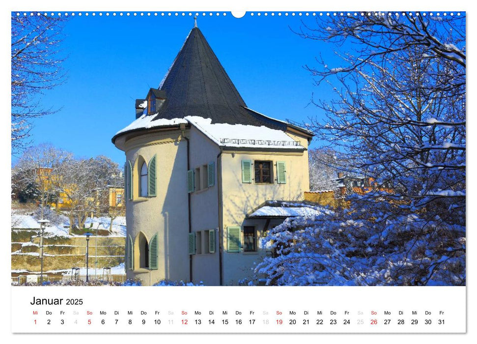 Pößneck in Thüringen (CALVENDO Premium Wandkalender 2025)