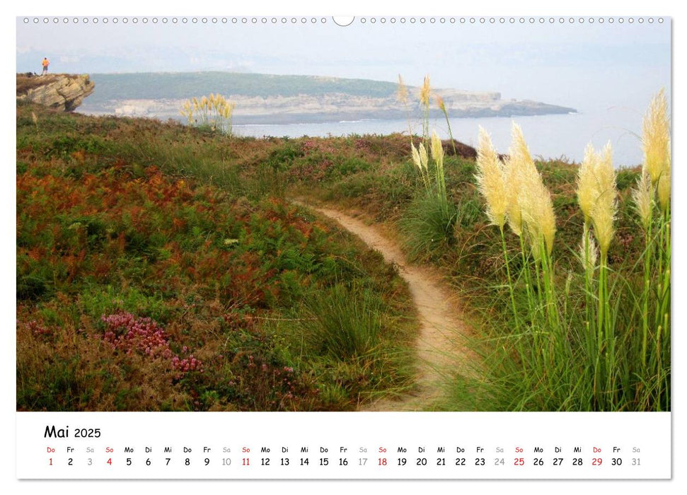 Camino del norte - Küstenweg (CALVENDO Premium Wandkalender 2025)