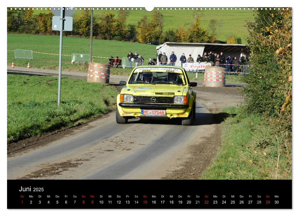 Asphalt und Schotter Rallye (CALVENDO Premium Wandkalender 2025)