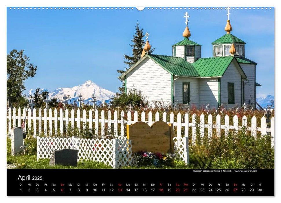 Alaska 2025 Wildes Land am Ende der Welt (CALVENDO Premium Wandkalender 2025)