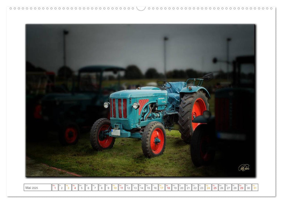 Oldtimer - Trecker Liebe (CALVENDO Premium Wandkalender 2025)