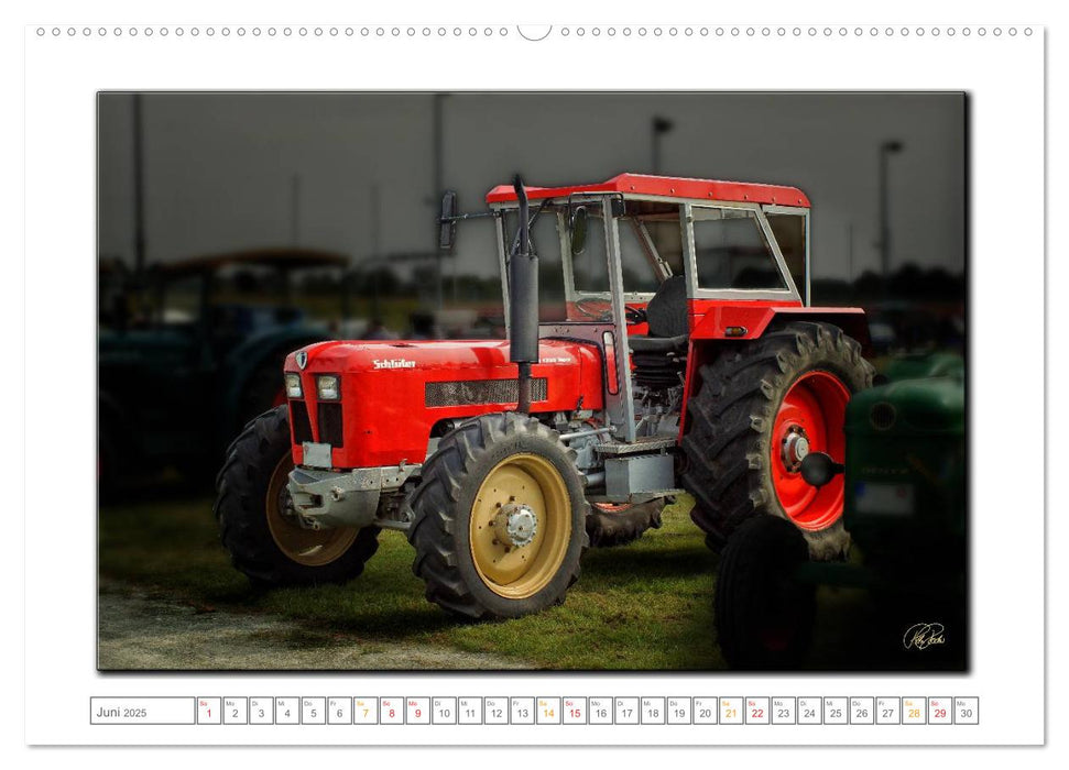 Oldtimer - Trecker Liebe (CALVENDO Premium Wandkalender 2025)