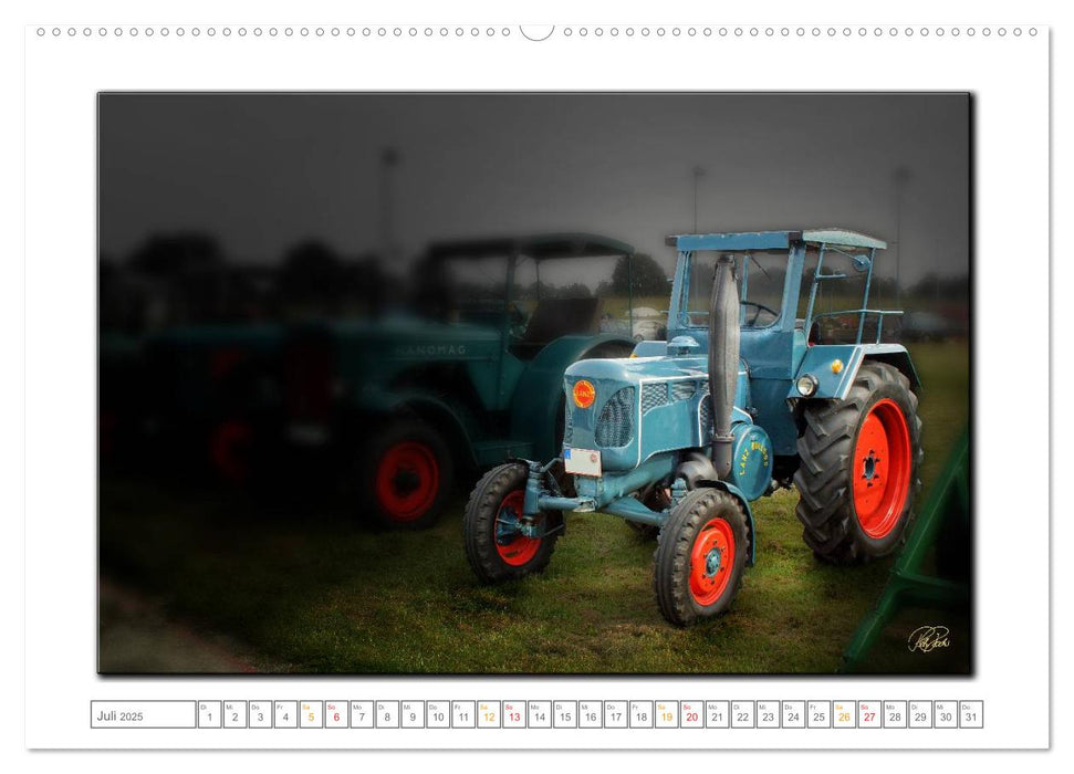 Oldtimer - Trecker Liebe (CALVENDO Premium Wandkalender 2025)