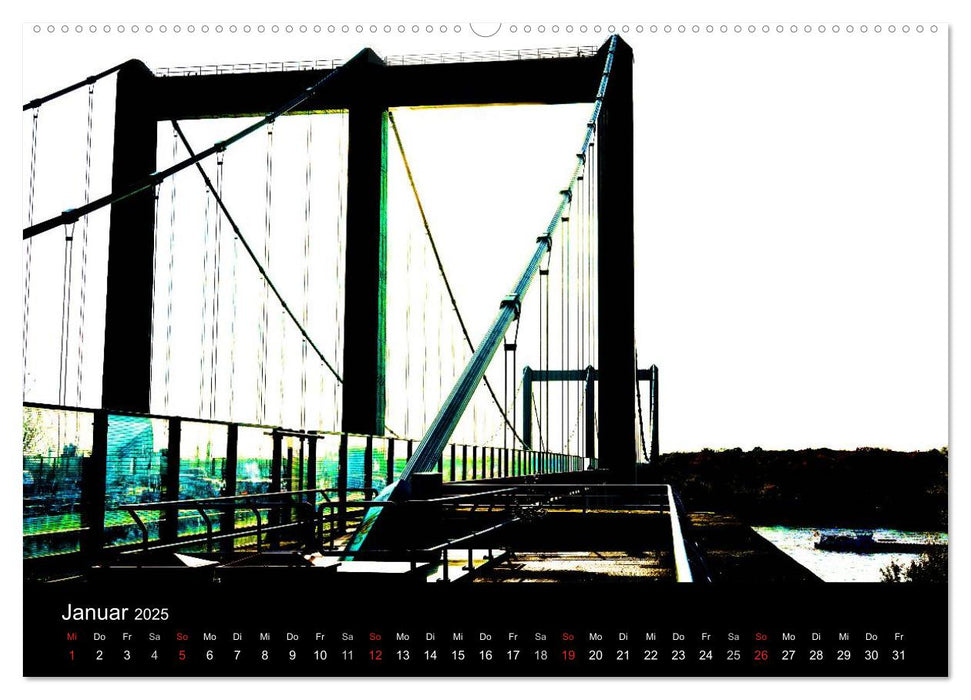 Kölner Brücken (CALVENDO Wandkalender 2025)