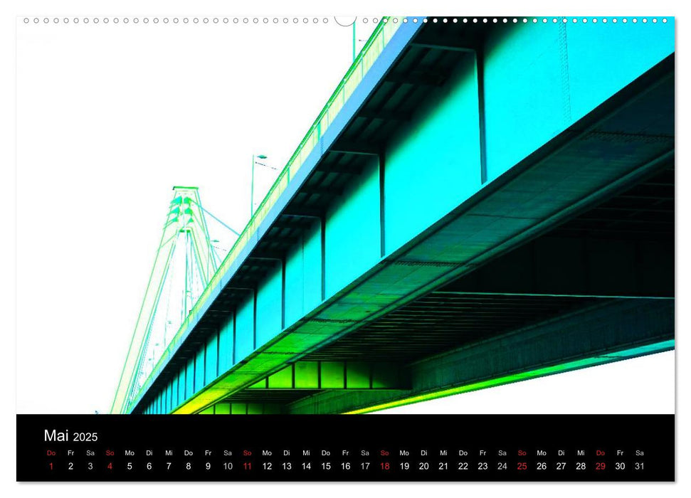 Kölner Brücken (CALVENDO Wandkalender 2025)