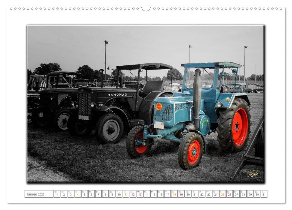 Oldtimer - nostalgische Trecker (CALVENDO Premium Wandkalender 2025)