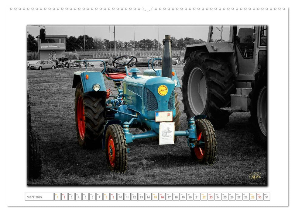 Oldtimer - nostalgische Trecker (CALVENDO Premium Wandkalender 2025)