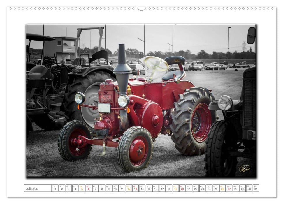 Oldtimer - nostalgische Trecker (CALVENDO Premium Wandkalender 2025)