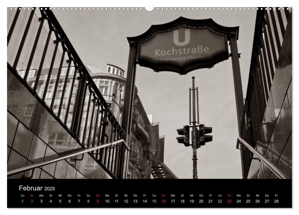 Berlin in Sepia (CALVENDO Premium Wandkalender 2025)